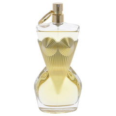Jean Paul Gaultier Gaultier Divine closeup label, conveying premium design and fragrance quality.