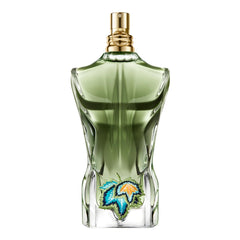 Jean Paul Gaultier Le Beau Paradise Garden bottle front view for a fresh summer scent.