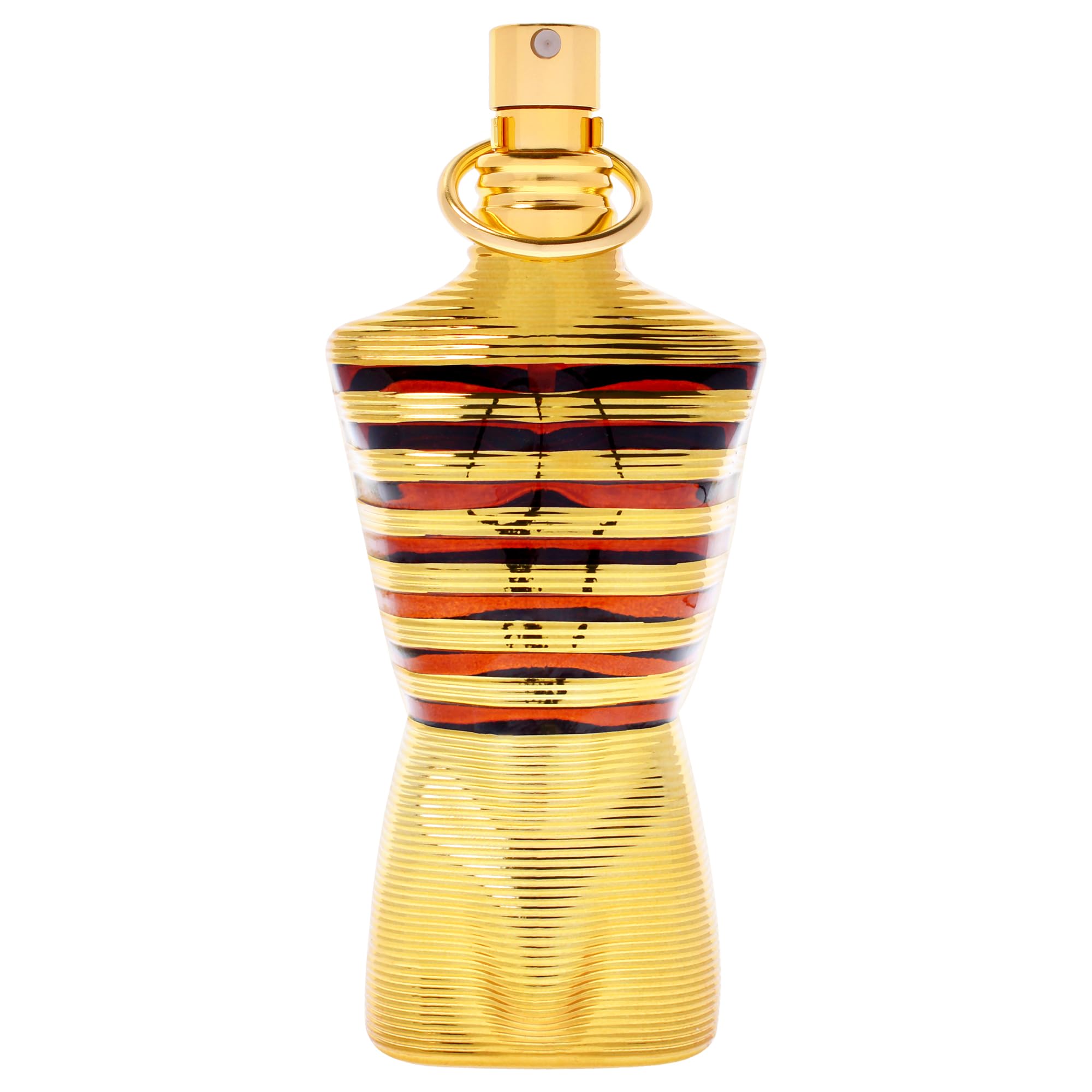 Jean Paul Gaultier Le Male Elixir Parfum bottle front view for confident nights