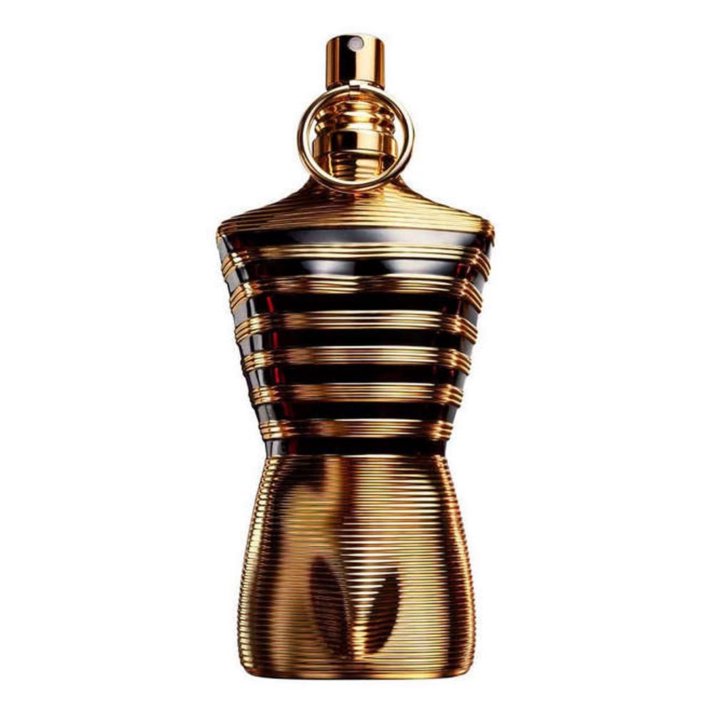 Jean Paul Gaultier Le Male Elixir packaging box highlighting gift-ready presentation