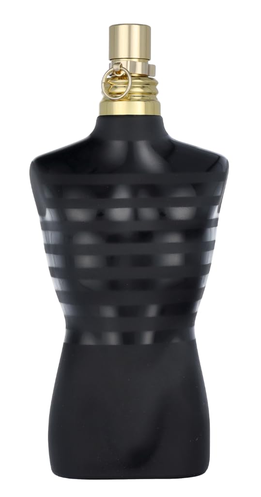Jean Paul Gaultier Le Male Le Parfum outer box highlighting luxe gifting appeal