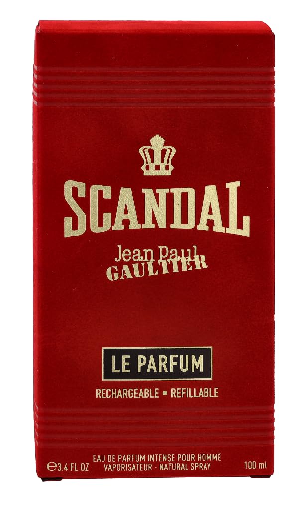 Jean Paul Gaultier Scandal Le Intense top-note geranium highlighted, revealing a layered scent profile.