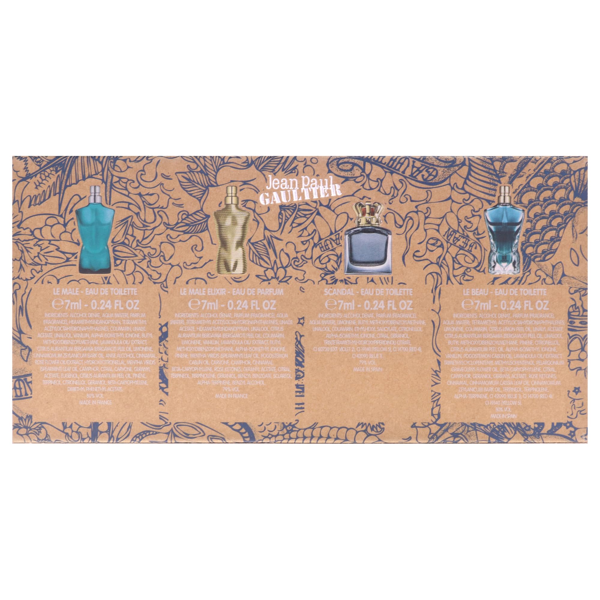 Jean Paul Gaultier travel-size display for on-the-go sampling