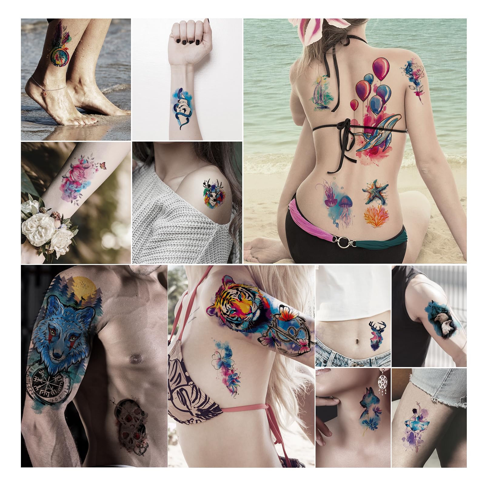 Tatuaje mini para muñecas Jeefonna, opción discreta