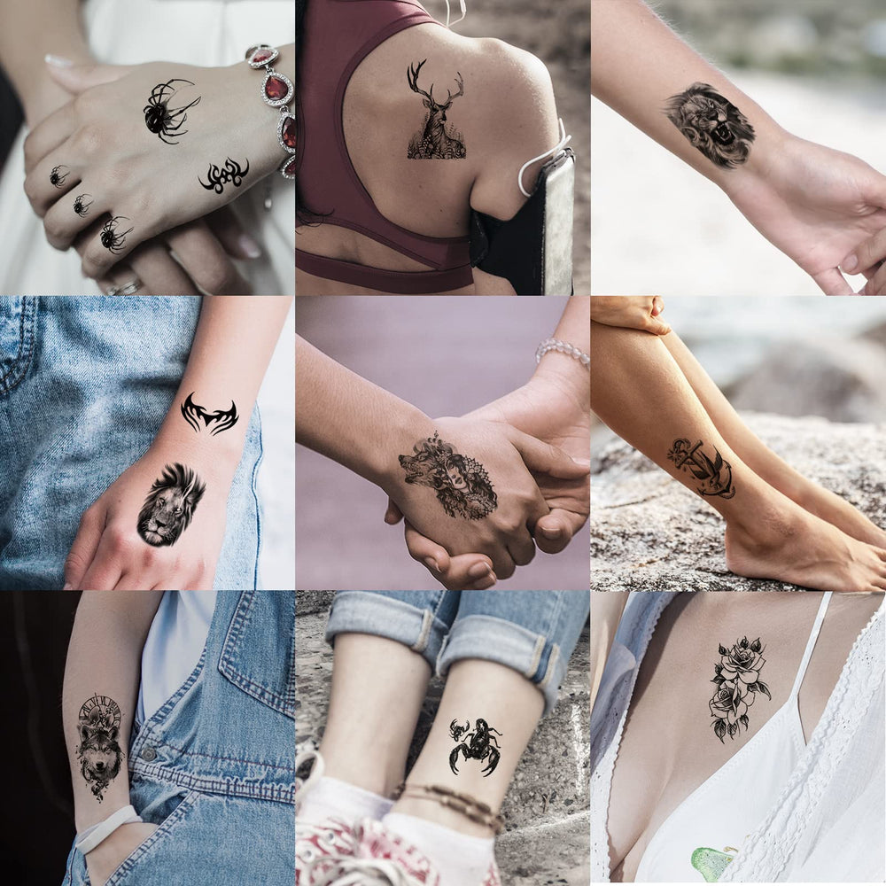 Tatuajes temporales JEEFONNA manga parcial 3D para brazos