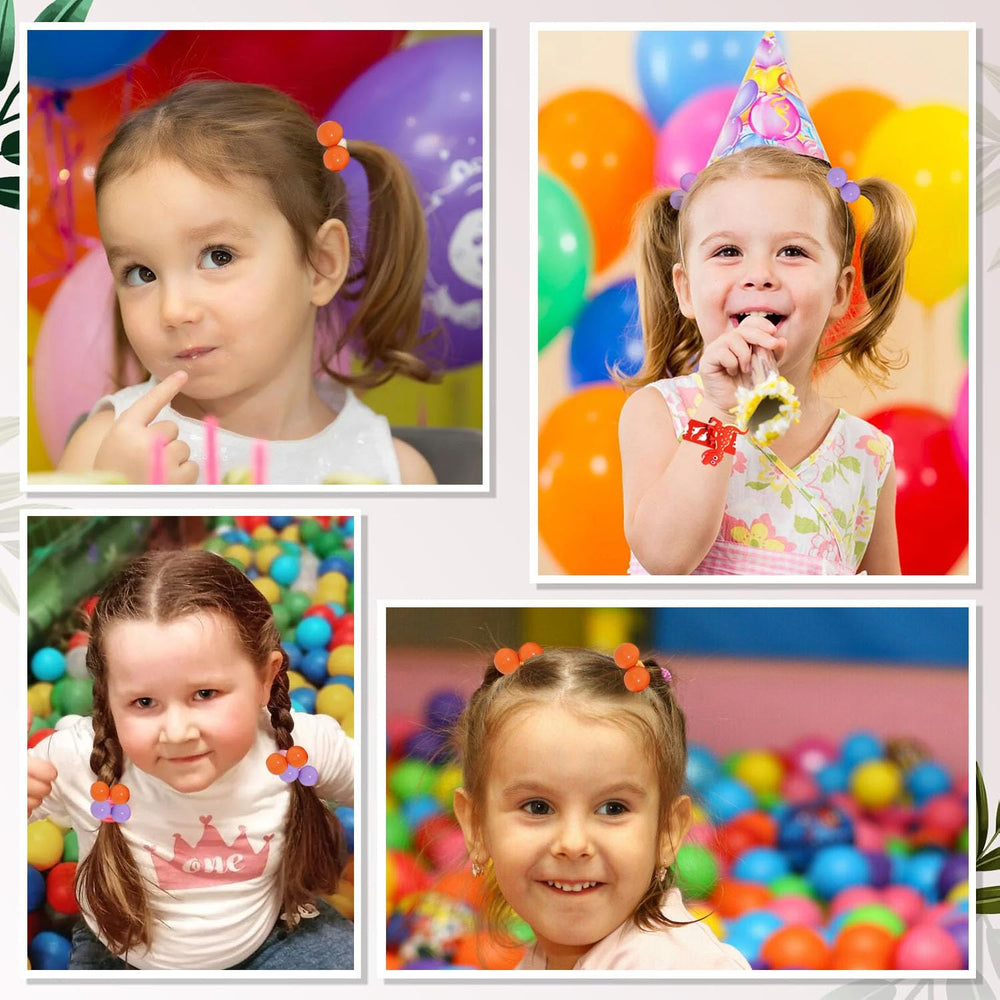 Jeffan ponytail-bolas-dobles-estilo-retro: estilo retro para fiestas y eventos.