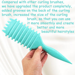Jefuzh Curl Defining Brush shows even distribution for neat styling.