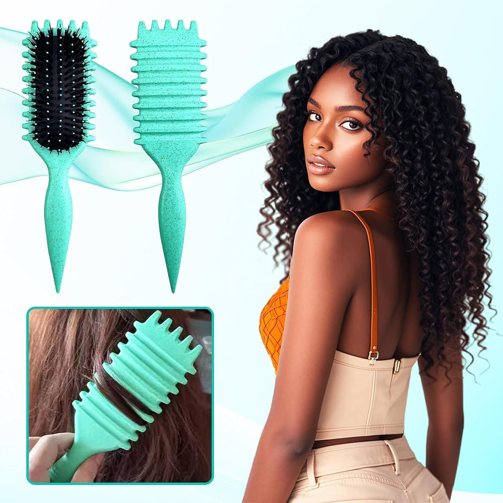 Special teeth design helps even hair distribution for easier styling.