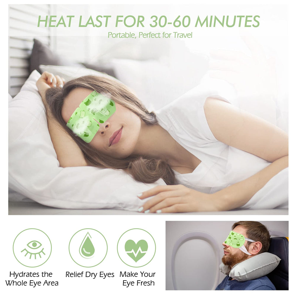 Máscara sin aroma de Jekeno para ojos cansados, uso cómodo durante el descanso.