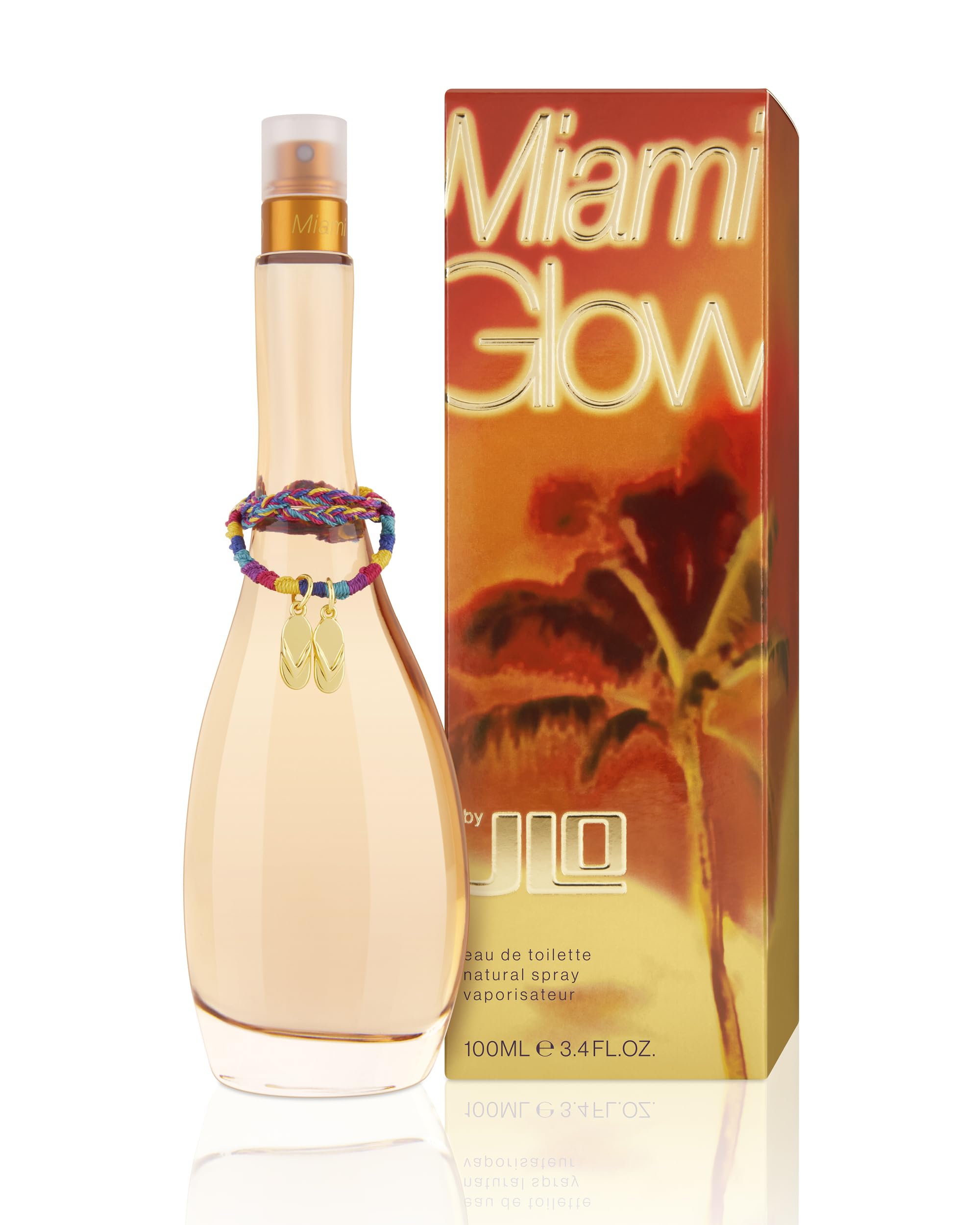 Jennifer Lopez Miami Glow bottle cap, premium packaging