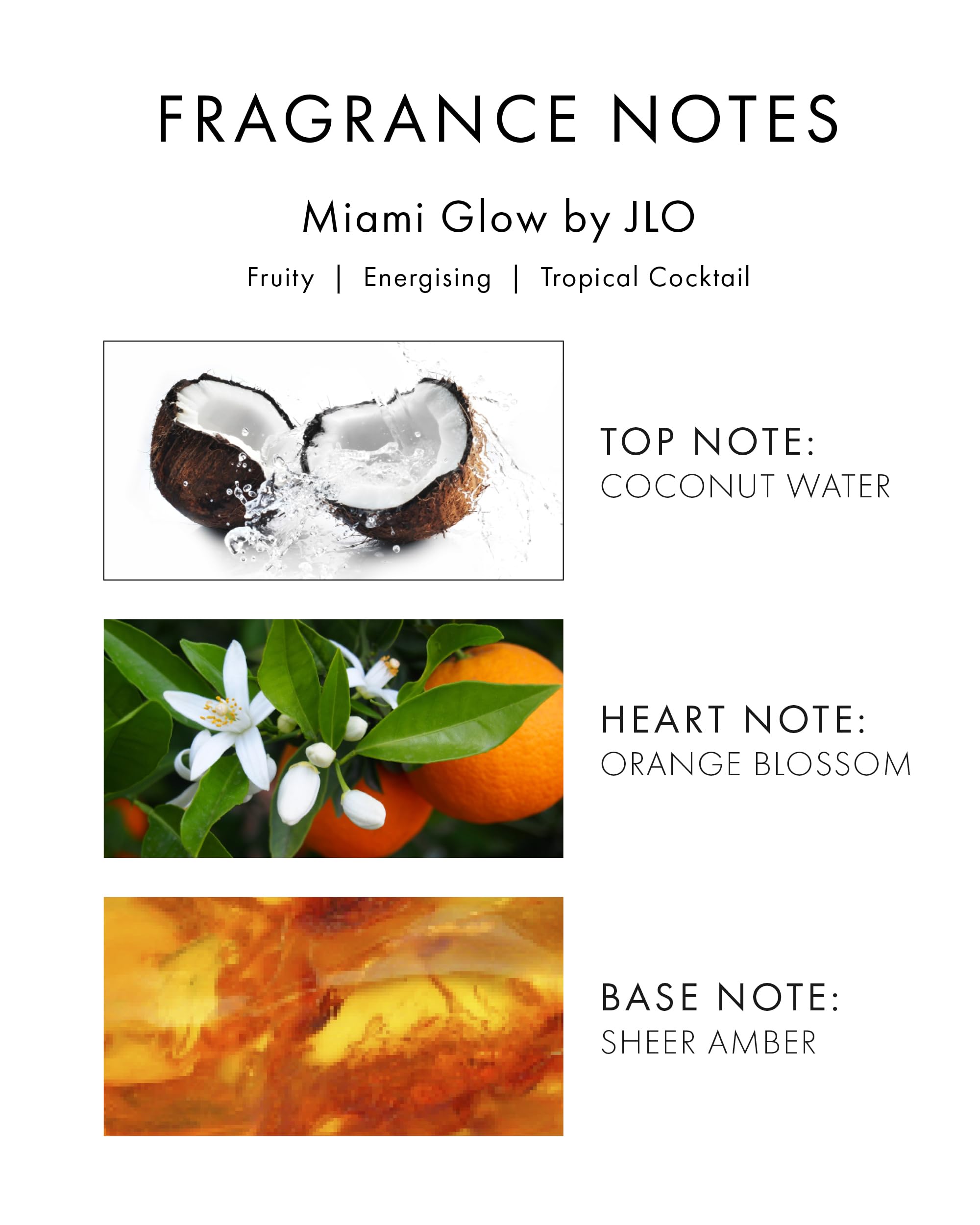 Jennifer Lopez Miami Glow packaging, versatile retail presentation