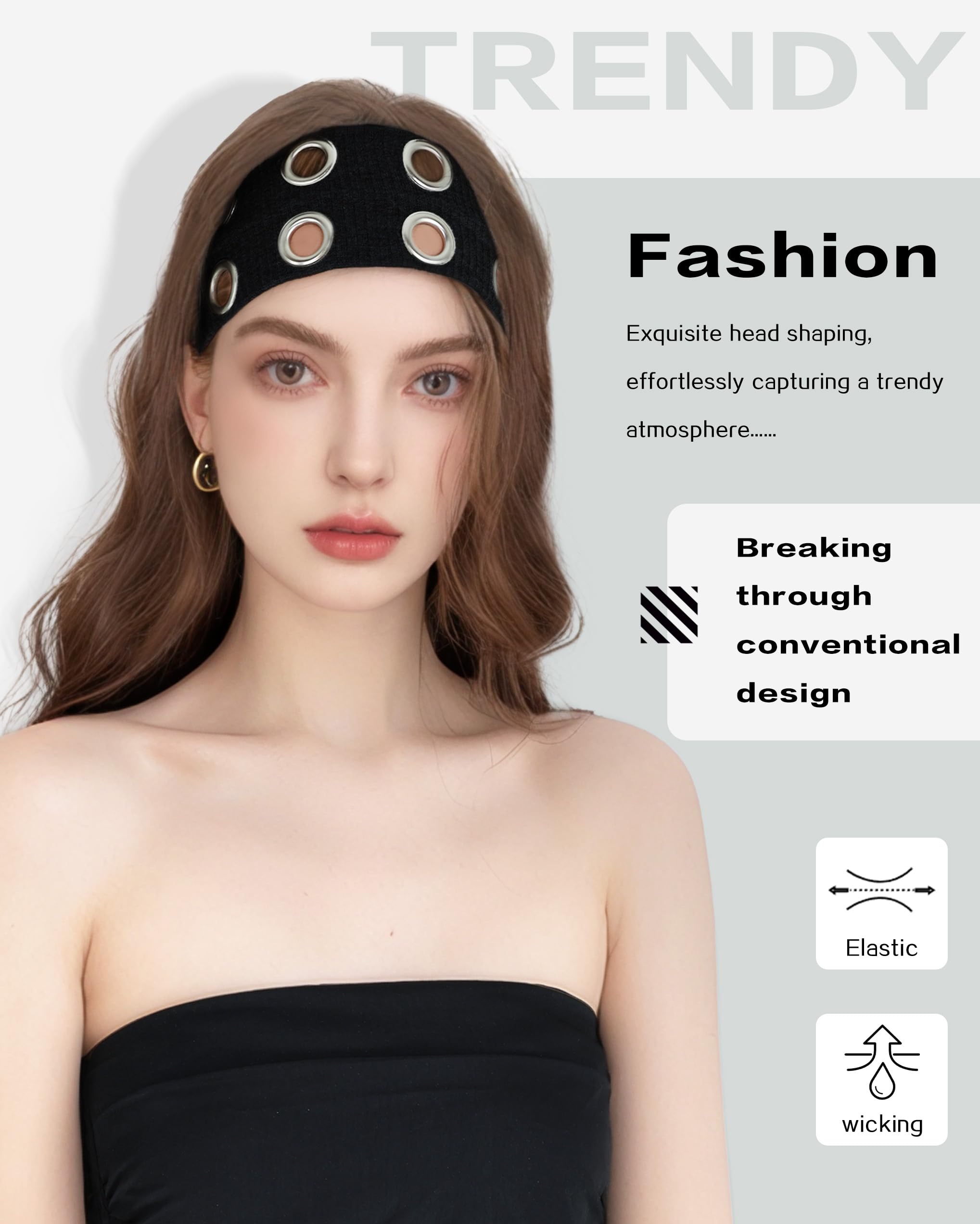 JENSVOIR elastic hair band for versatile styling