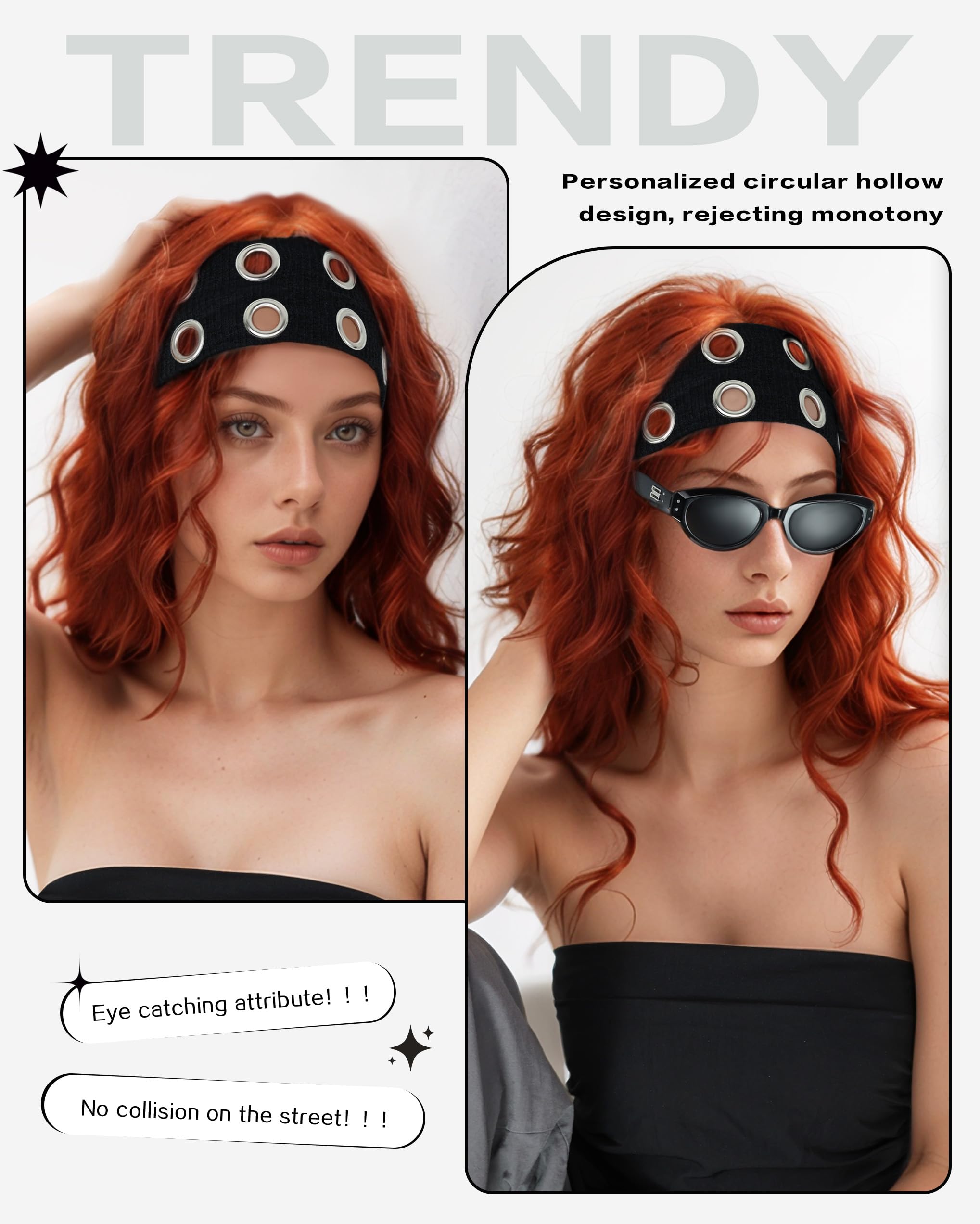 JENSVOIR punk grommet accent for bold streetwear look
