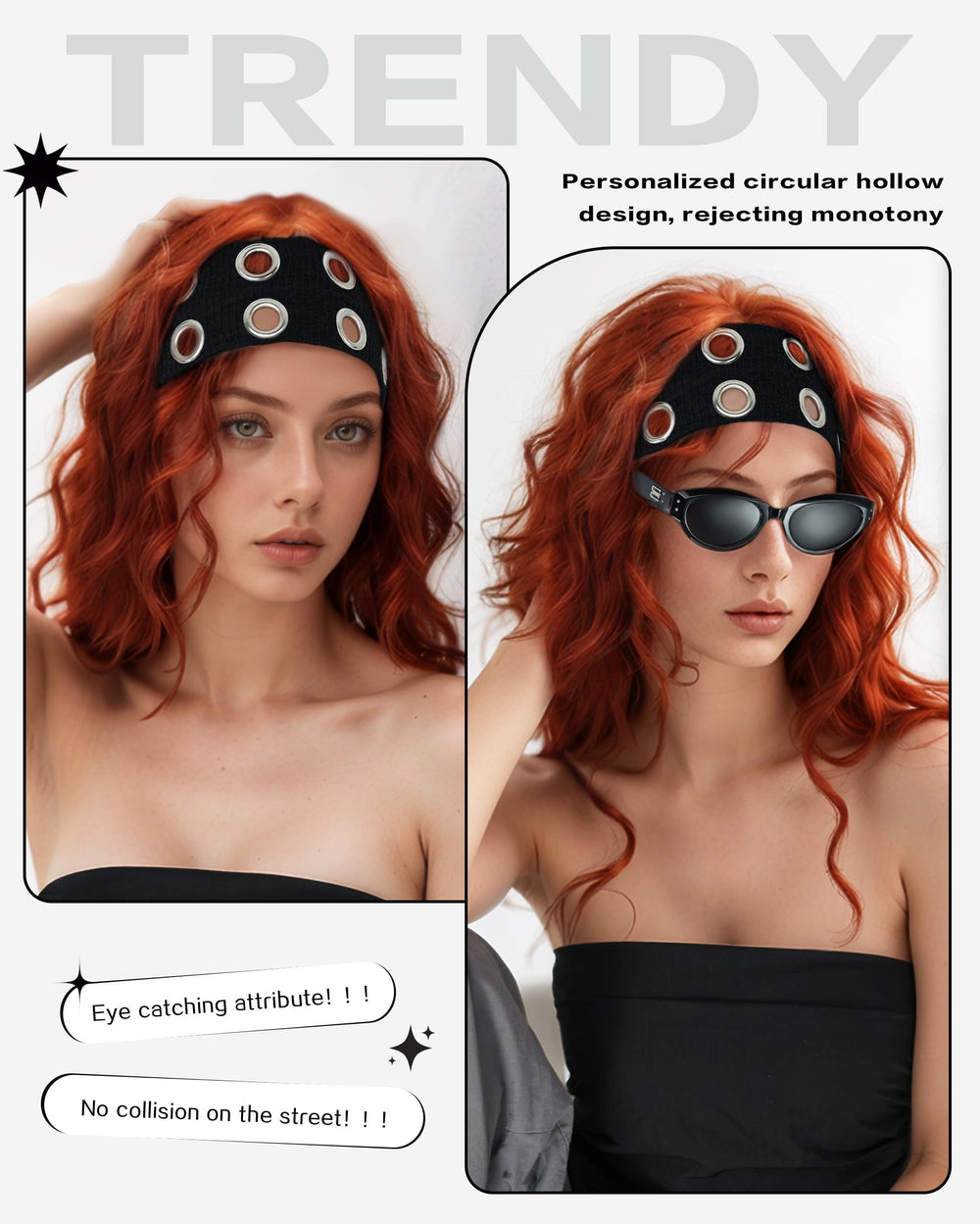 JENSVOIR punk grommet accent for bold streetwear look