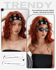 JENSVOIR punk grommet accent for bold streetwear look