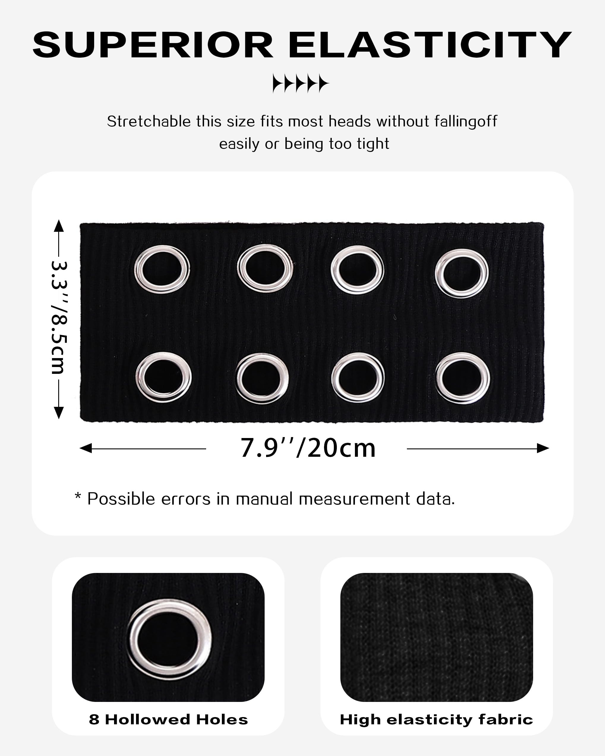 JENSVOIR streetwear fashion headband complements casual outfits