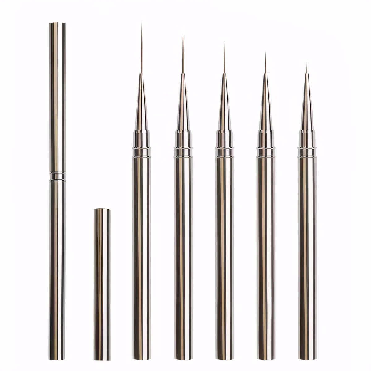 JEONEKID Nail Art Liner Brush 7mm tip for precise micro-lines and detailing.