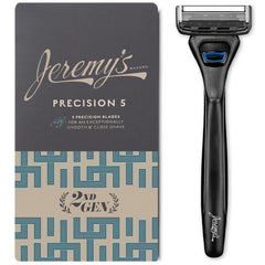 Jeremy's Razors precision five-blade razor for a close head and face shave