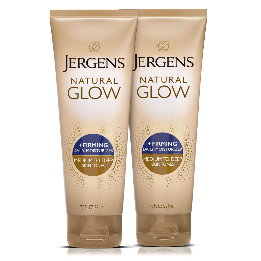 Jergens, botella derramando, bronceado gradual y natural para la piel