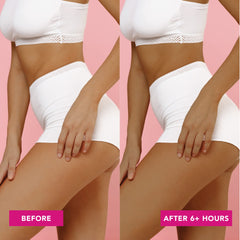 Jergens Bronceador sin sol: tono natural que se desarrolla con la aplicación.