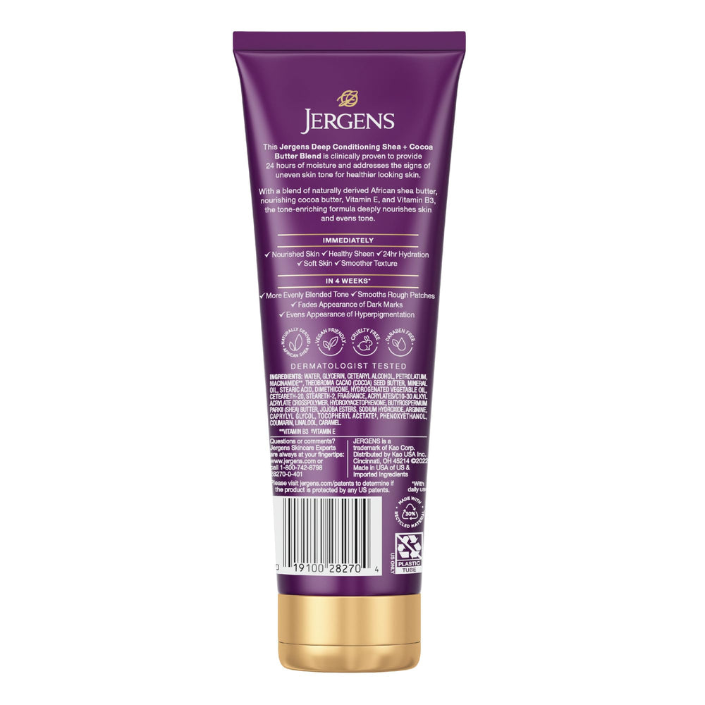 Jergens Feel-Good Feeling branding image showcasing comforting moisture potential.