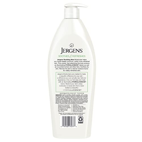 Cucumber extract label emphasizes natural moisturizing ingredients.
