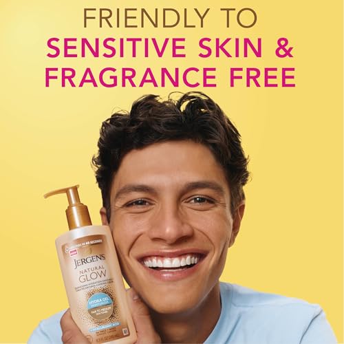 Piel clara a media con tono progresivo de Jergens Hydra Gel.