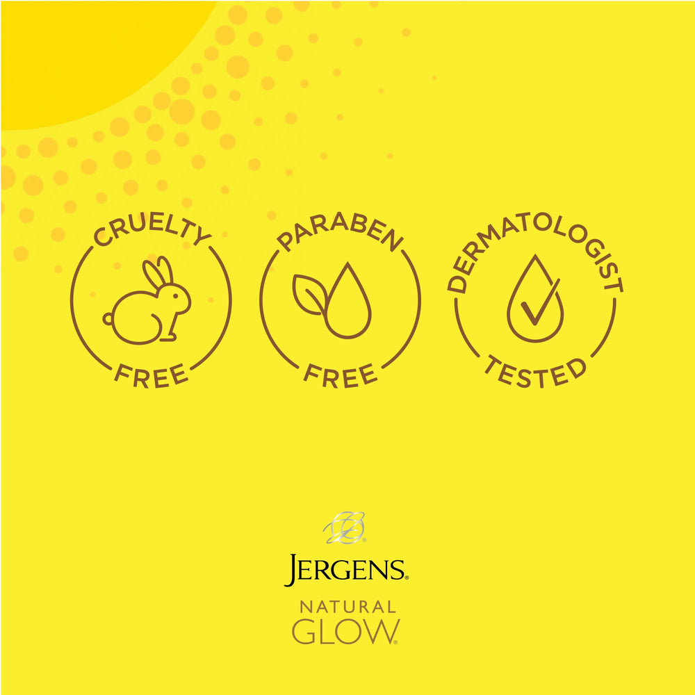 Se seca en 60 segundos con la mousse Jergens Instant Sun.