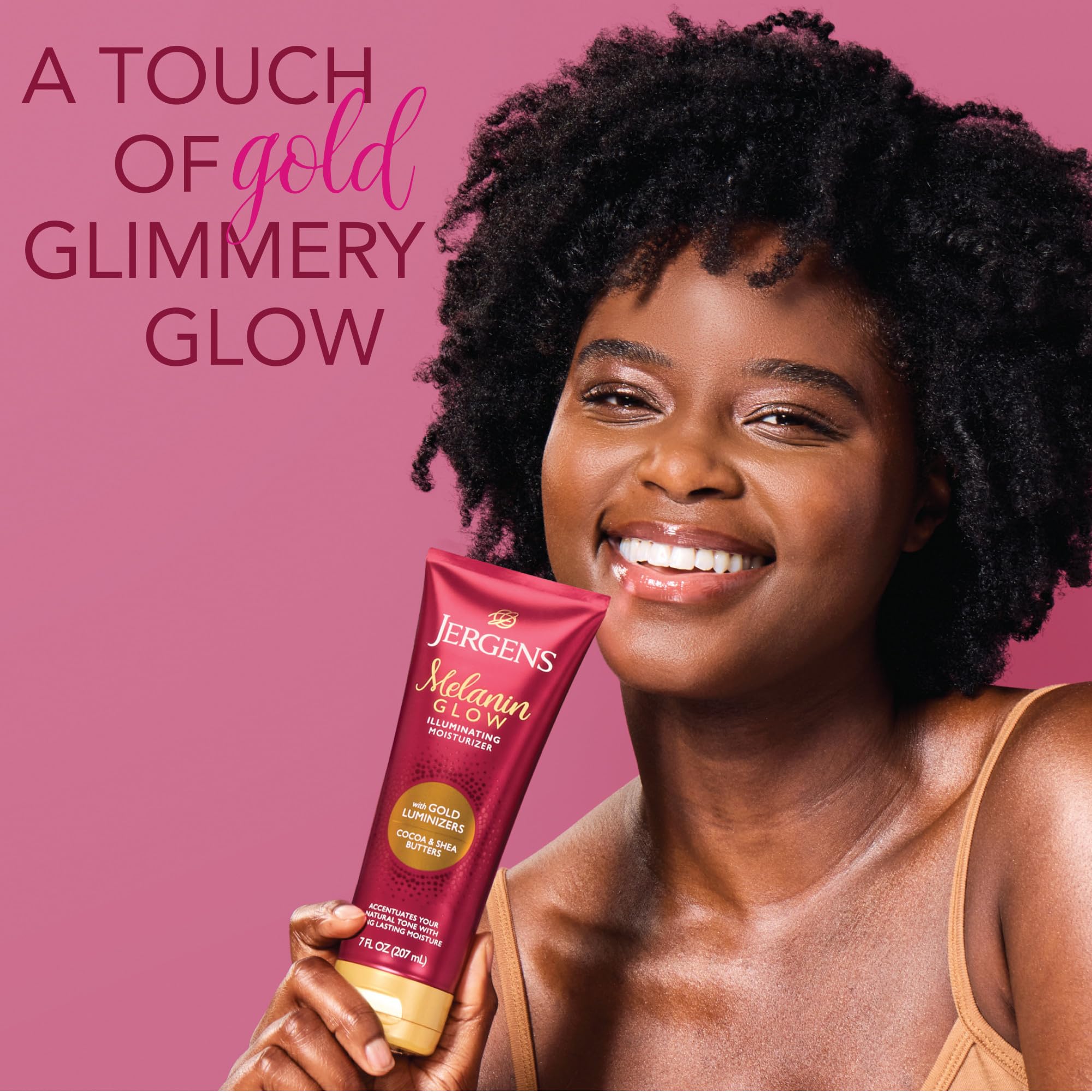 Close-up of cocoa and shea butter in Melanin Glow formula