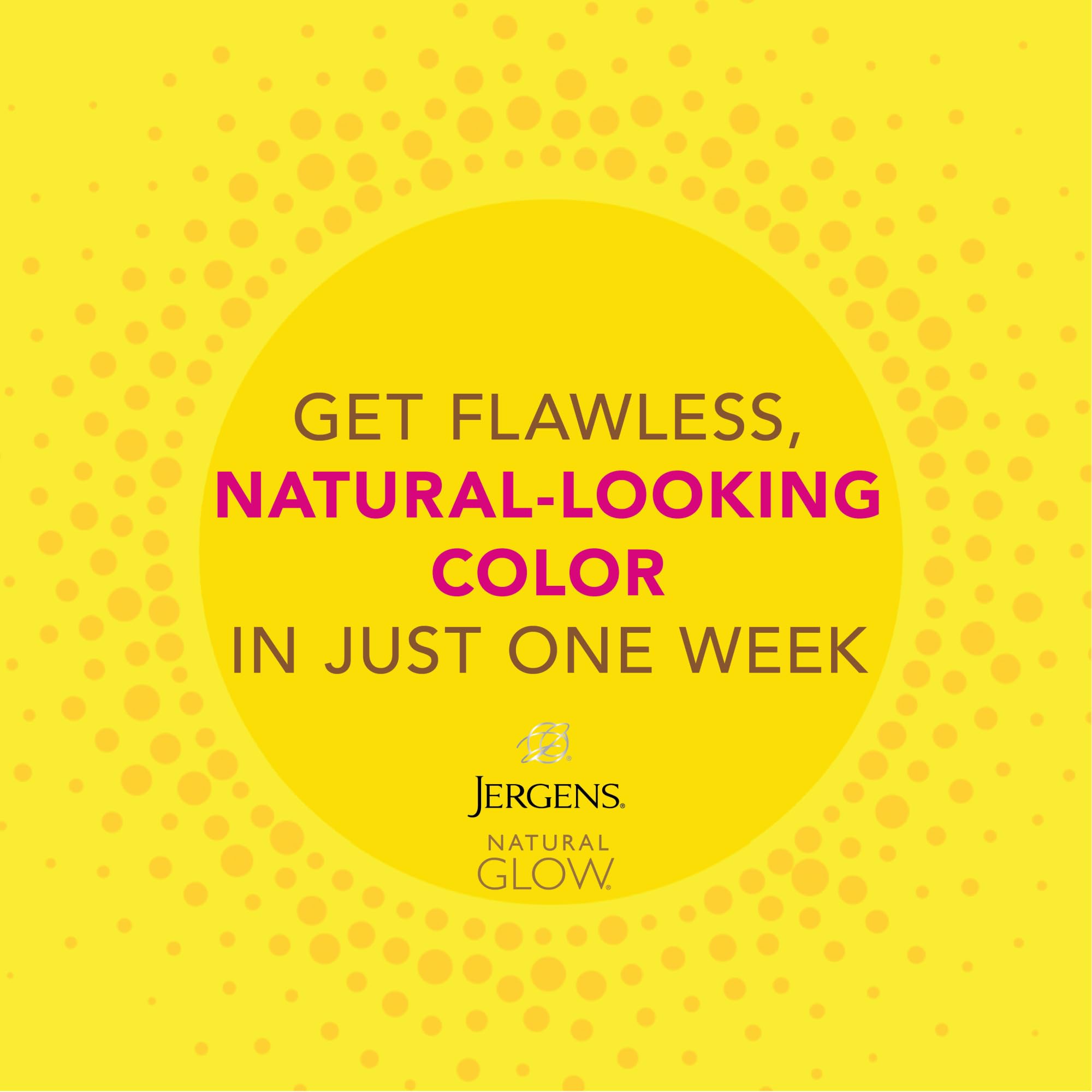 Aplicación en la ducha con Jergens Natural Glow para tono natural.