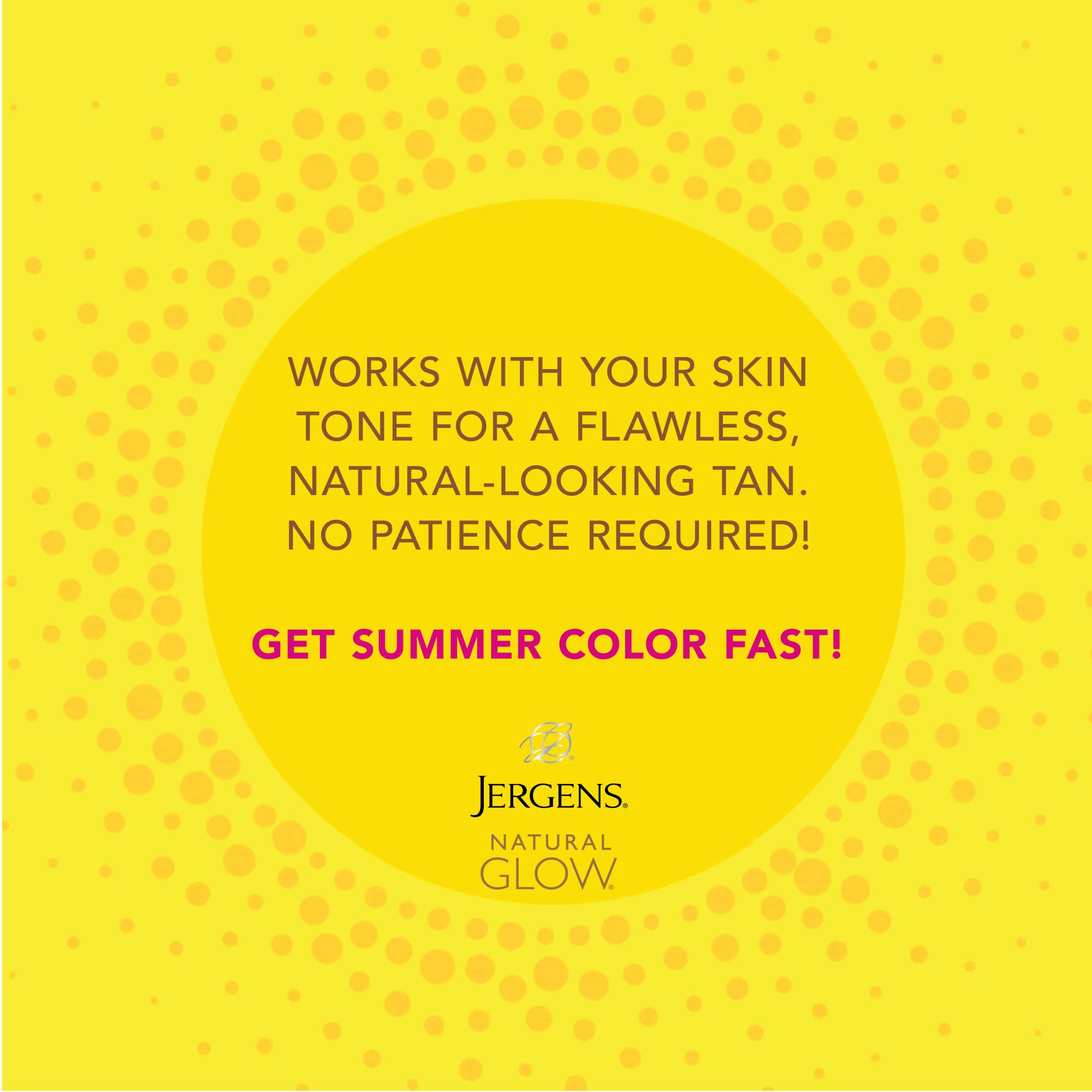 Jergens buildable color can be layered the next day for deeper shade
