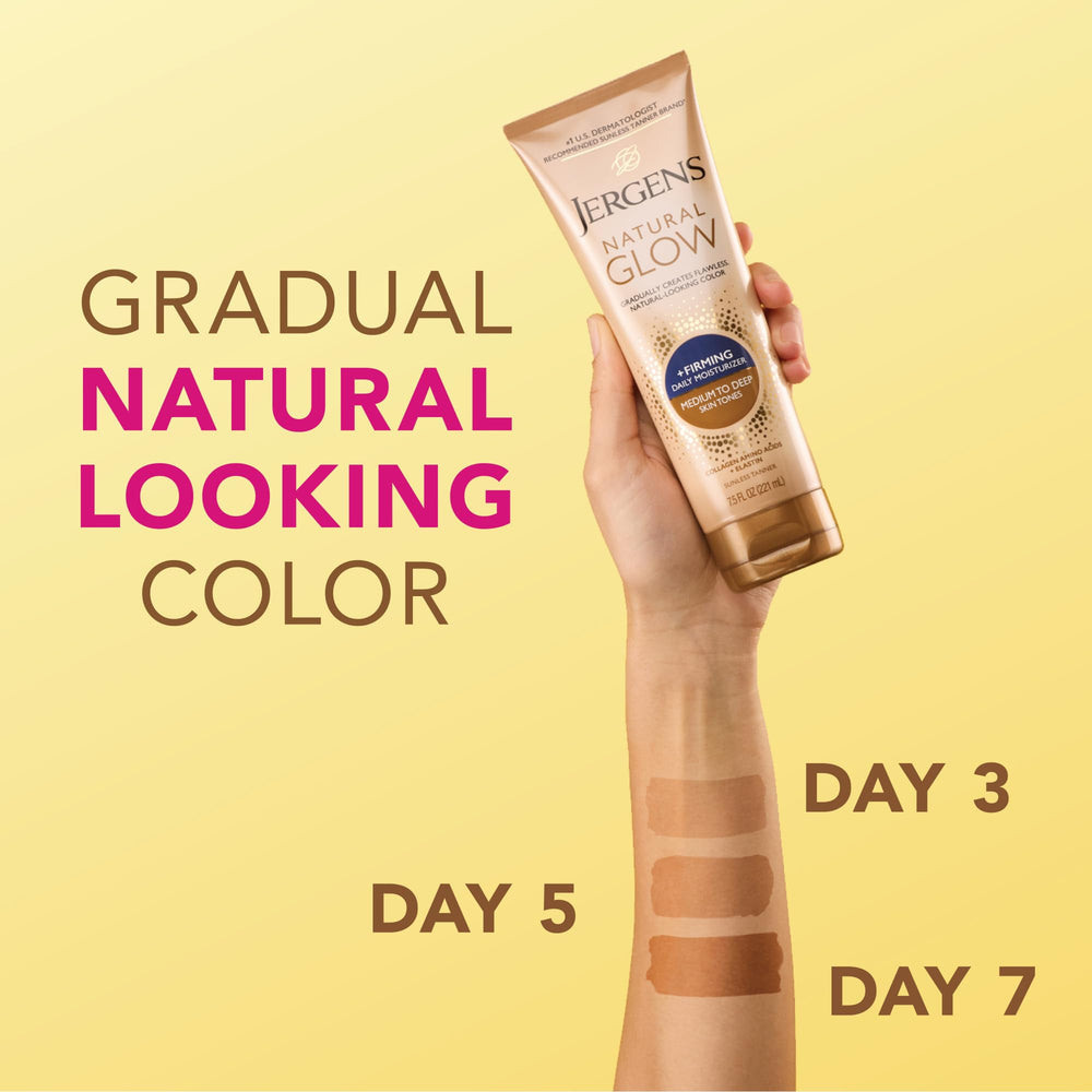 Jergens Natural Glow + Firming, reduccion-celulitis-7-dias: apariencia más suave.
