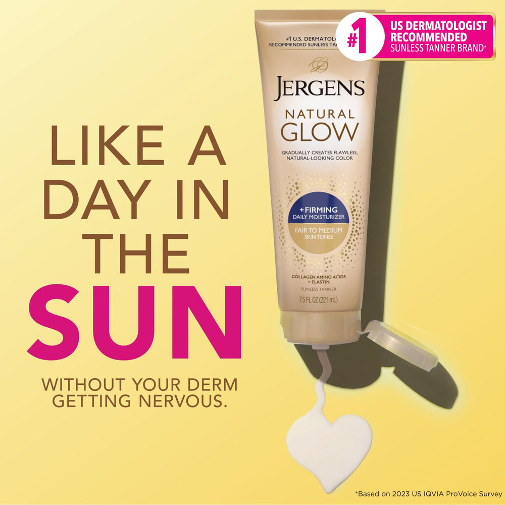 Texture swirl of Jergens moisturizer showing even color