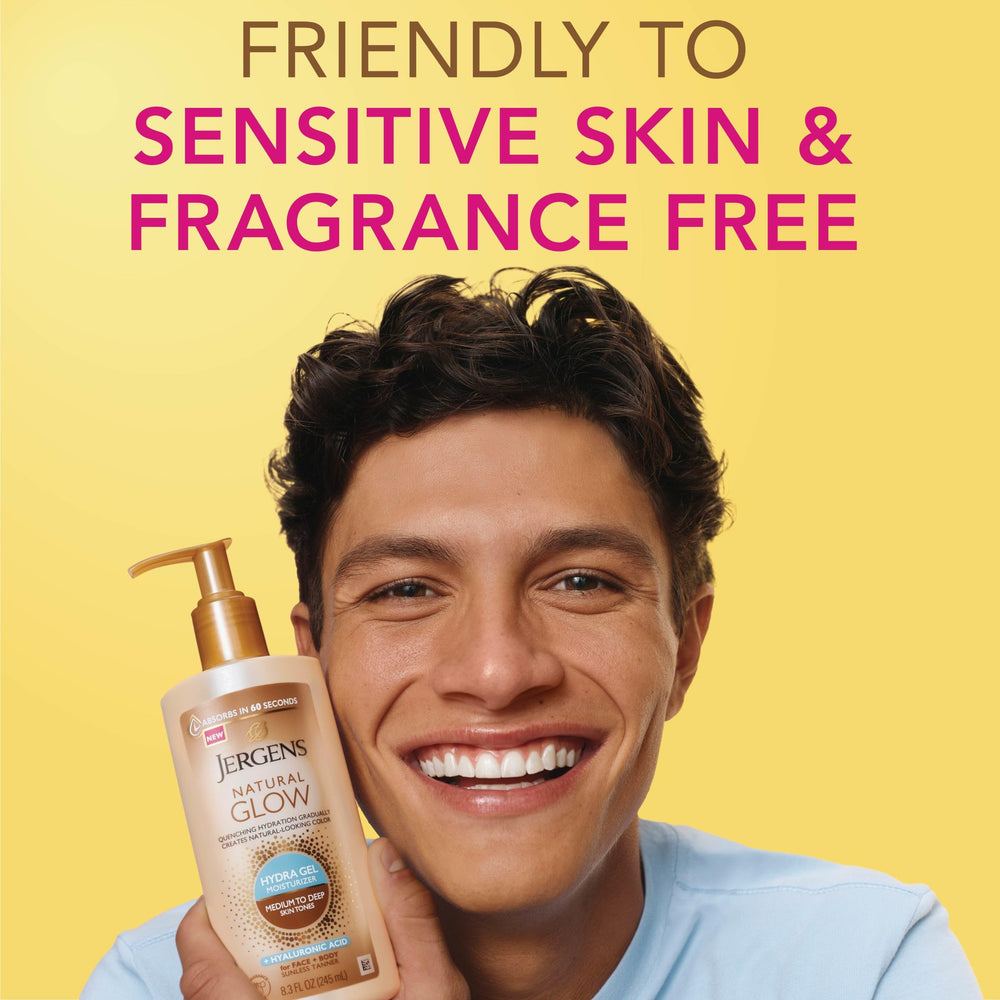 Jergens Natural Glow Hydra Gel, apto para rostro y cuerpo