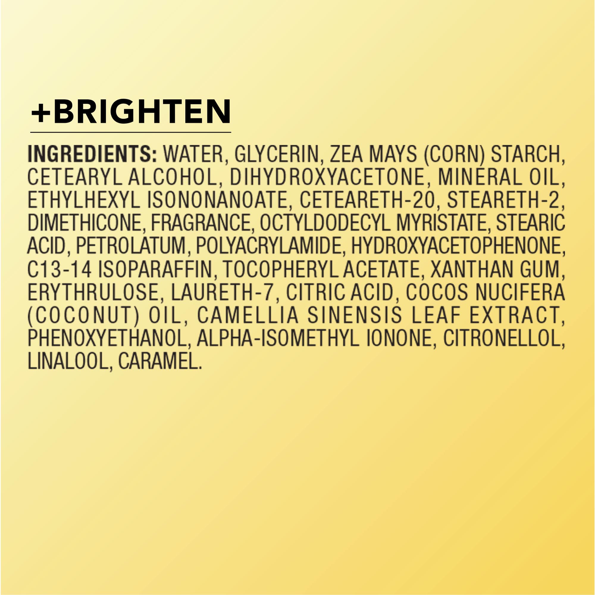 Packaging image showing the Jergens Natural Glow ingredients and 2-pack box.