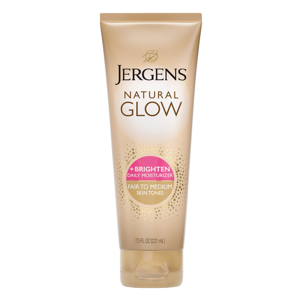 Jergens Natural Glow loción autobronceante para cuerpo con color gradual y natural