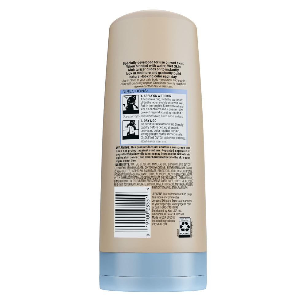 Piel medio a profundo obtiene color con Jergens Natural Glow.