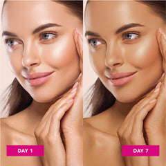 Jergens Natural Glow protector solar SPF 20 protege rostro de exposición.