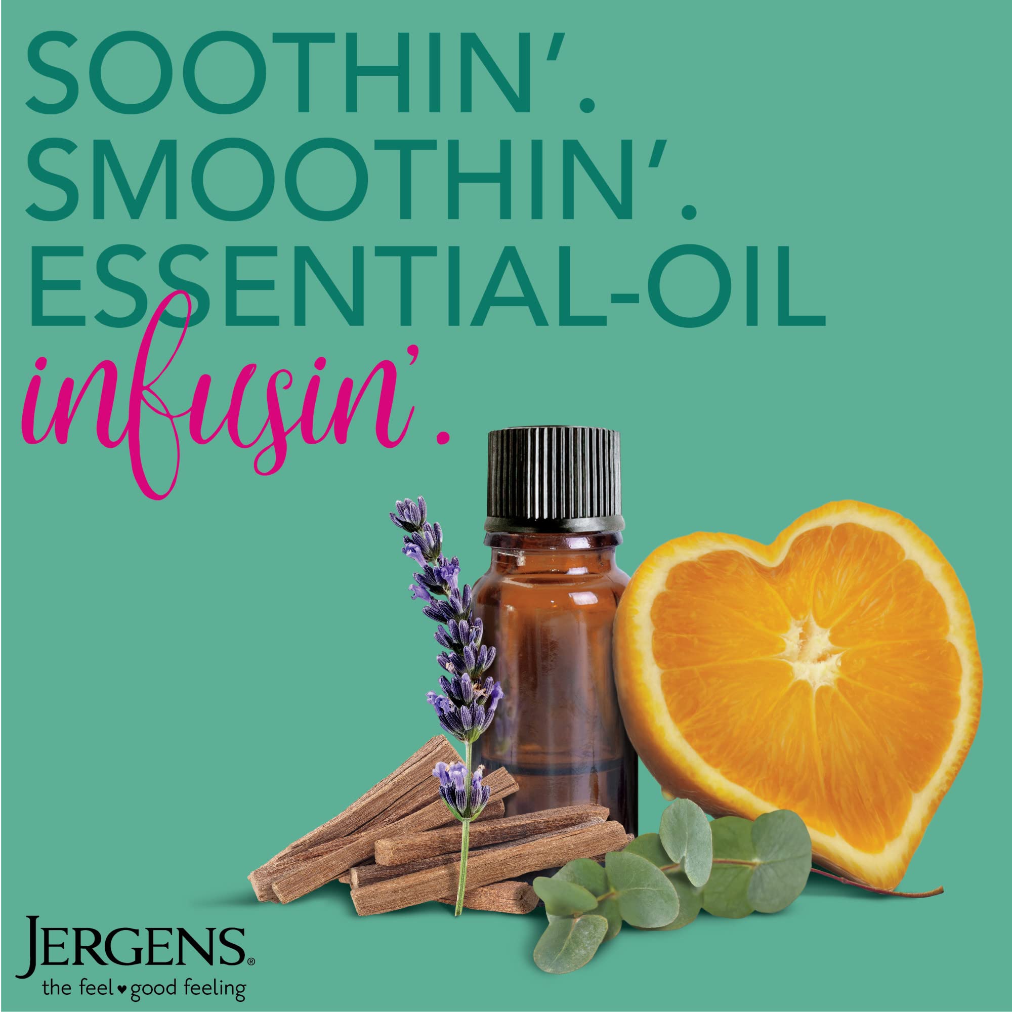 Cuidado de manos y cuerpo con hidratación suave de Jergens.