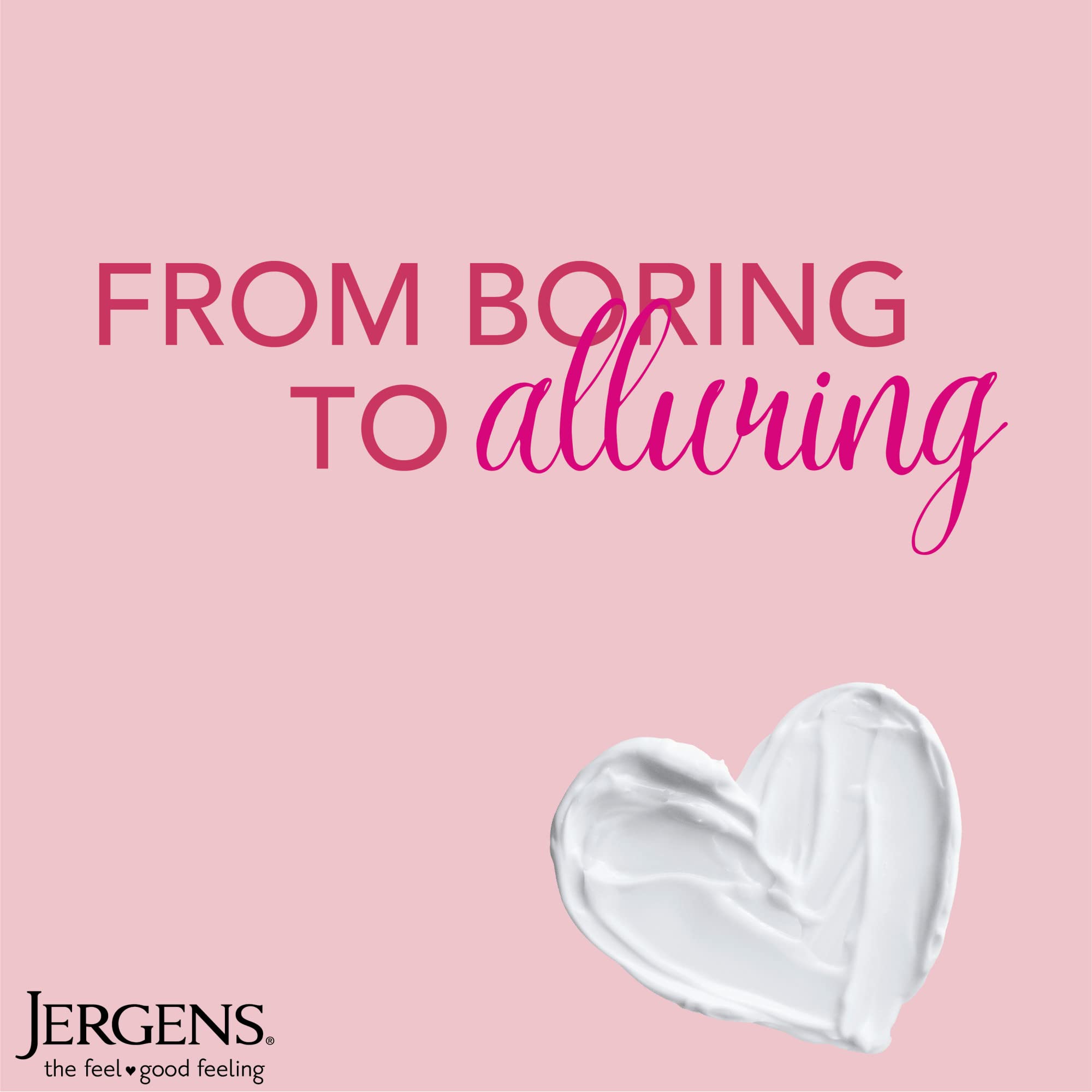 Envase destacado de Jergens Rose Body Butter para uso diario.