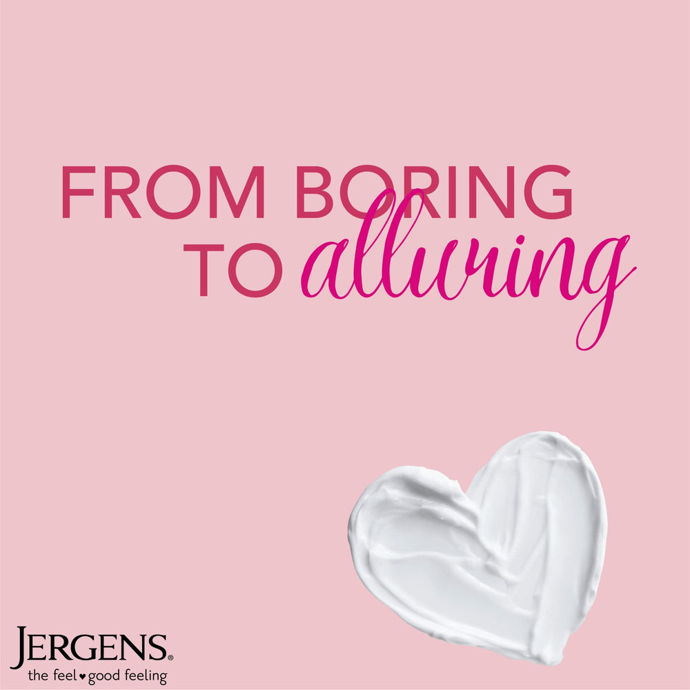 Envase destacado de Jergens Rose Body Butter para uso diario.