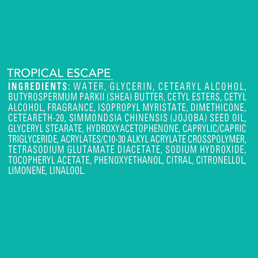 Ingrediente clave: manteca de karité africana y vitamina E para nutrición.