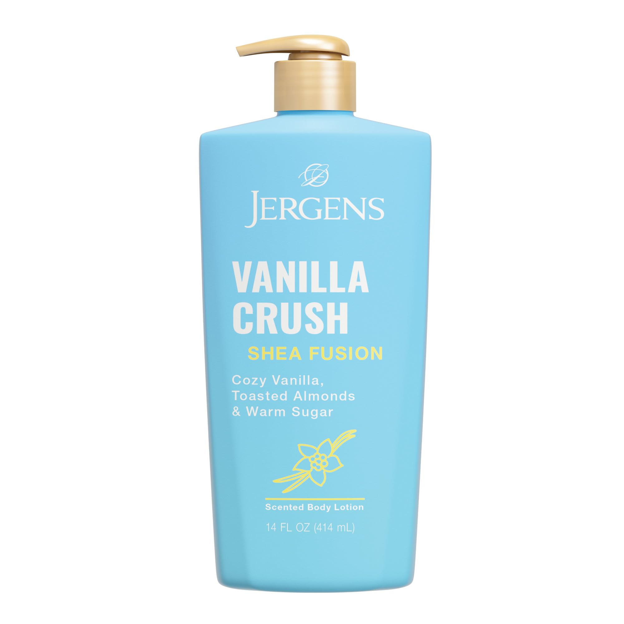 Jergens Shea Fusion Vanilla Crush crema corporal suave para hidratación diaria