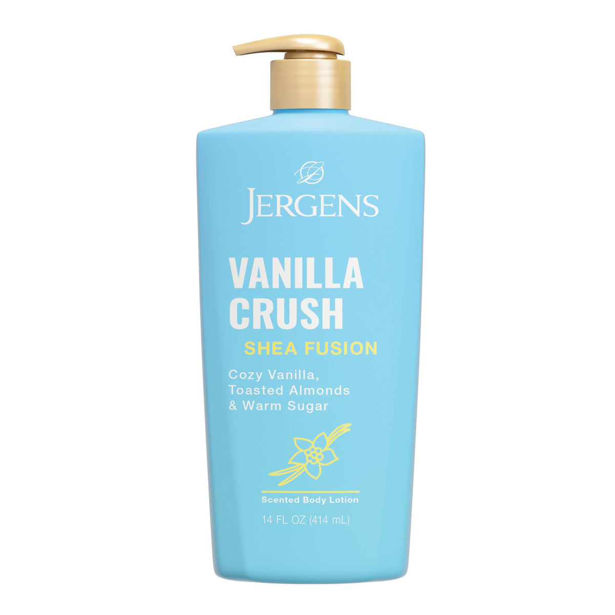 Jergens Shea Fusion Vanilla Crush crema corporal suave para hidratación diaria
