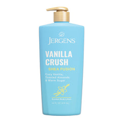 Jergens Shea Fusion Vanilla Crush crema corporal suave para hidratación diaria