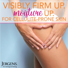 Illustration of collagen and elastin in Jergens Skin Firming Lotion.