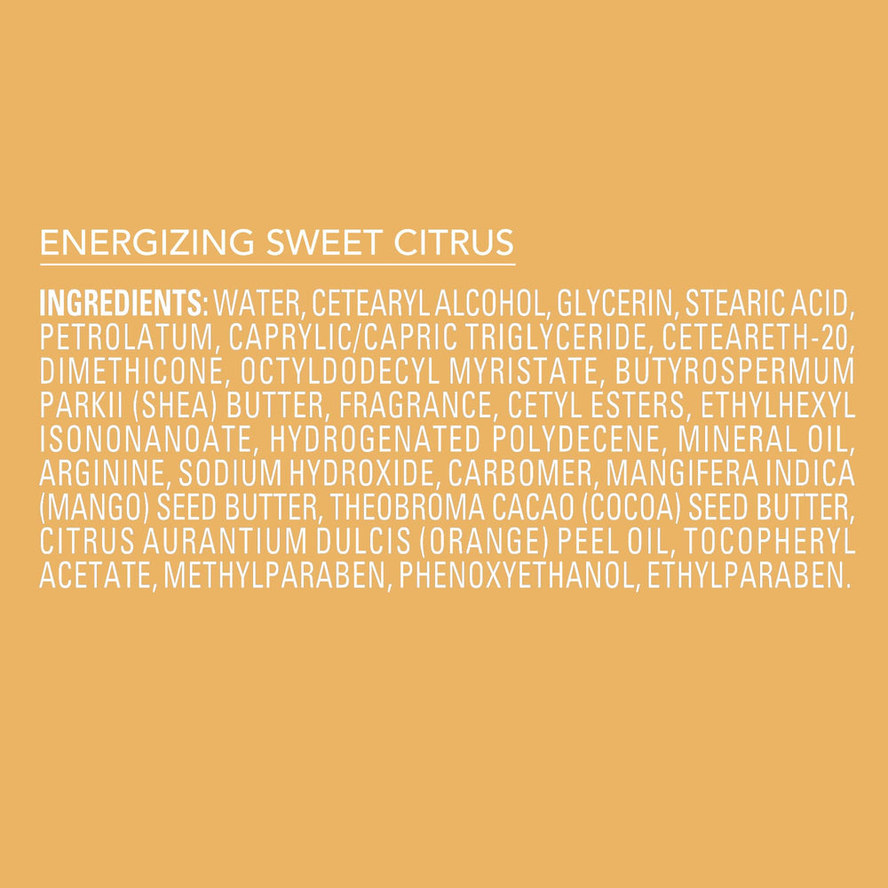 Close-up of Jergens Sweet Citrus Butter on dry, cracked skin before hydration.