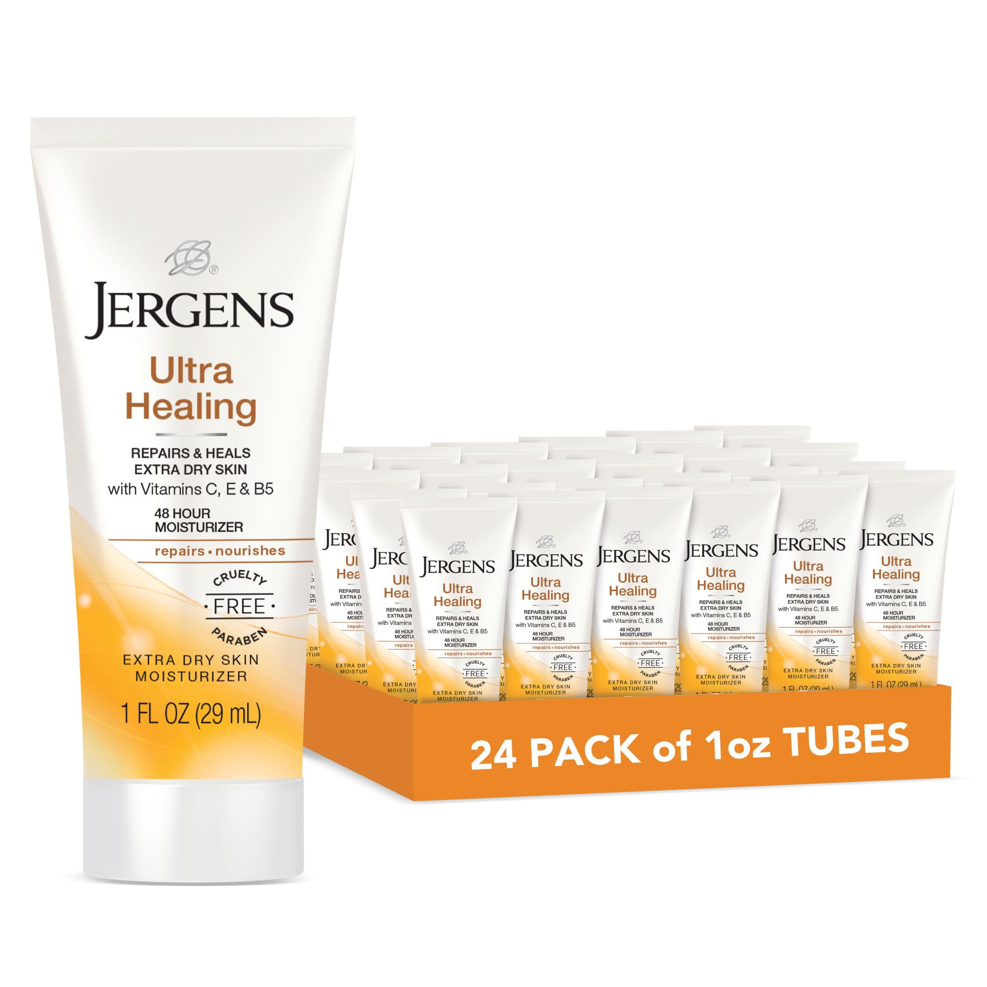 Botella de viaje Jergens Ultra Healing 1oz para uso rápido
