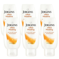 Jergens Ultra Healing, frasco de 3 onzas, hidratación profunda visible.
