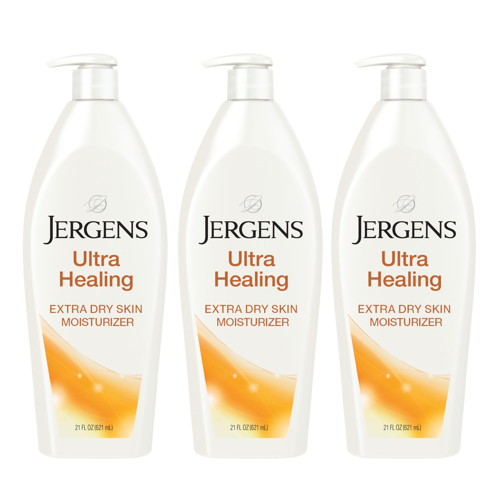 Jergens Ultra Healing, envase-aplicacion-suave, facilita una aplicación controlada y agradable.